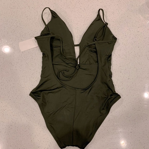 Becca by Rebecca OnePiece Swimsuit Green S - Picture 3 of 7